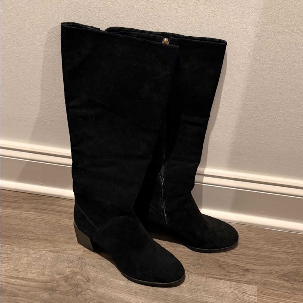 Black Knee-High Boots